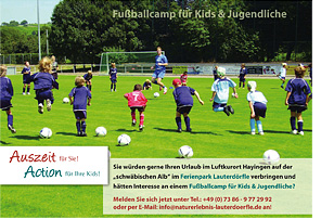 Fussball-Capm f&uuml;r Kids in Hayingen auf der Schw&auml;bischen Alb